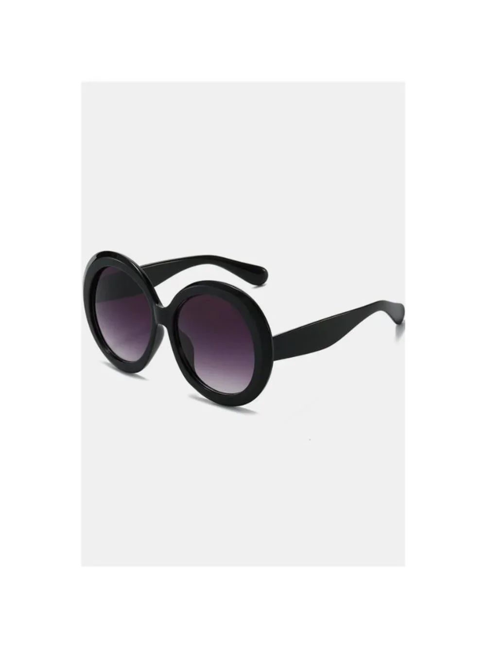 Oversized Round Frame Fashion Sunglasses